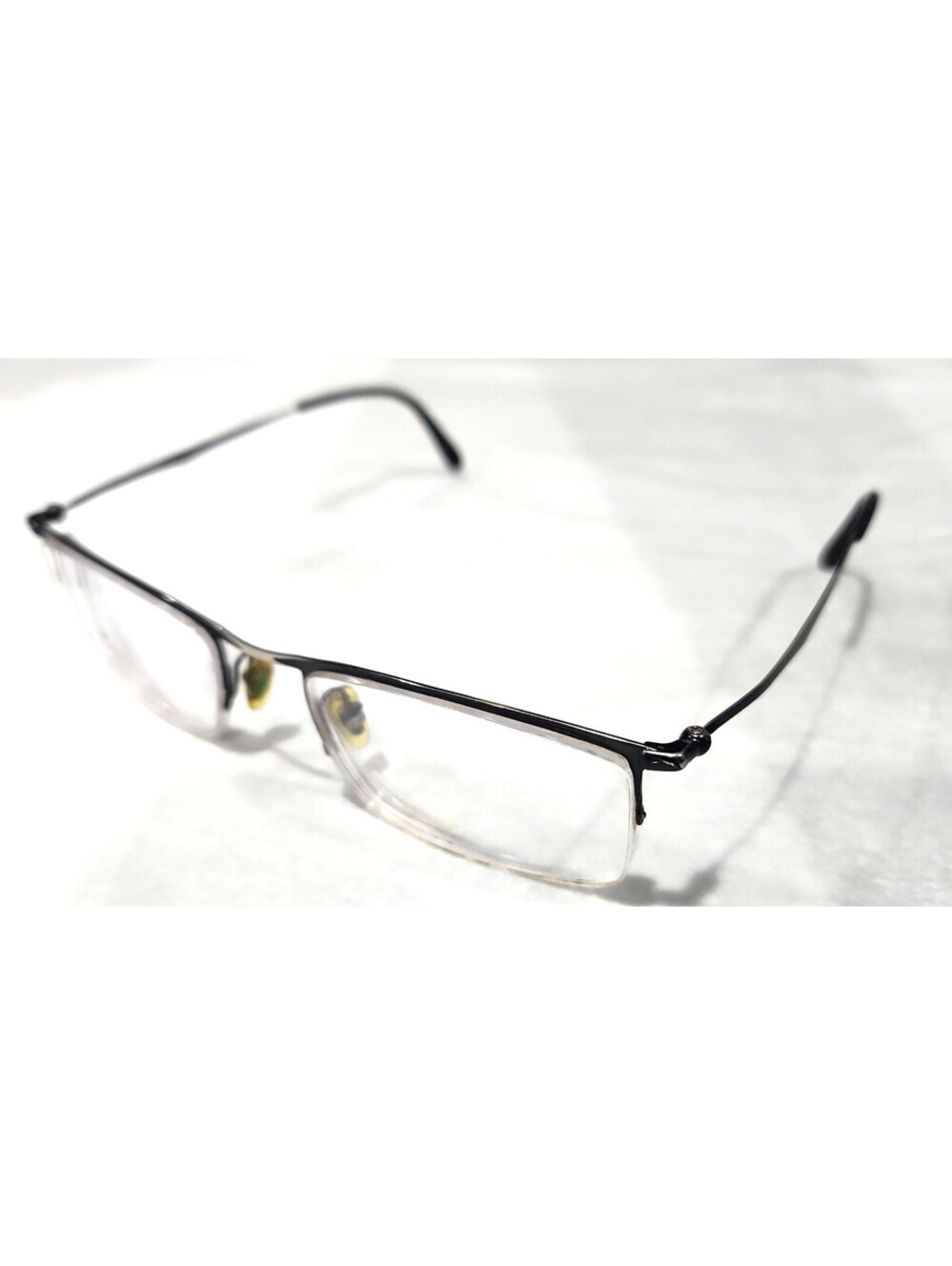 Ray Ban RB6291 2502 Black Silver Half Rim Rectangle Unisex Eyeglasses 52-19 145